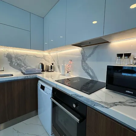 דירה Grand Sapphire Deluxe Residance With Terrace C49 By Myguest Cyprus Agios Georgios (Famagusta)