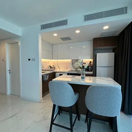 דירה Grand Sapphire Deluxe Residance With Terrace C49 By Myguest Cyprus Agios Georgios (Famagusta)