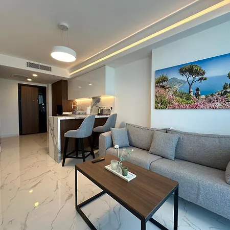 Grand Sapphire Deluxe Residance With Terrace C49 By Myguest Cyprus דירה *